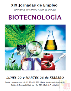 XIX Jornada Empleo Biotecnología